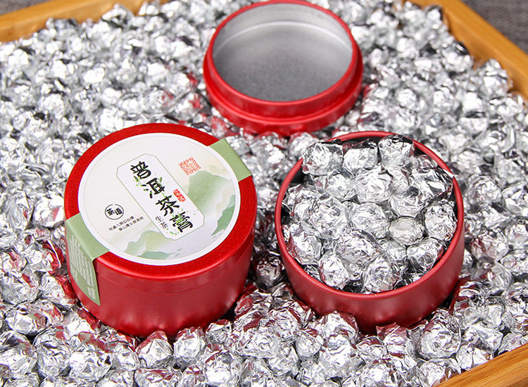 40g Yunnan tea paste tins in seven tea styles 茶膏 gift set