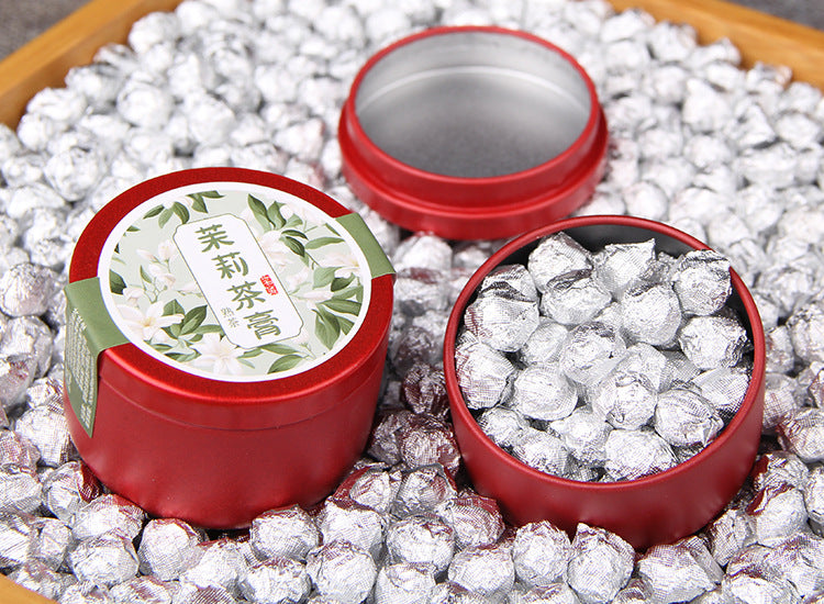Yunnan Pu-erh and black tea paste red tins 茶膏 40g