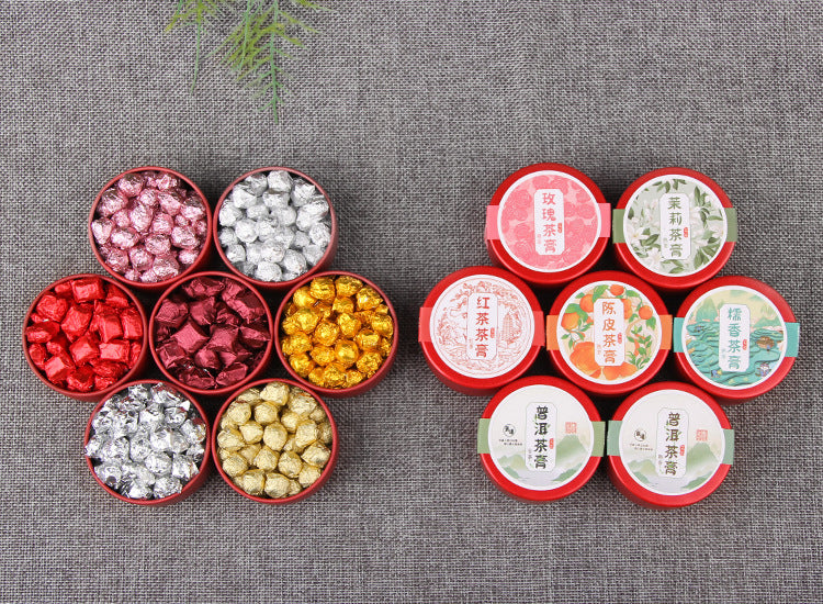 Ripe Pu-erh tea paste 40g tin 云南普洱熟茶膏