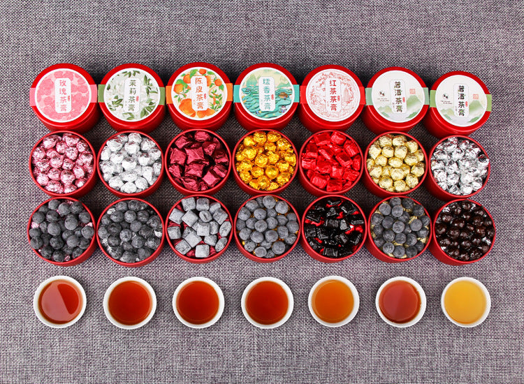 Raw Pu-erh tea paste 40g tin 云南普洱生茶膏