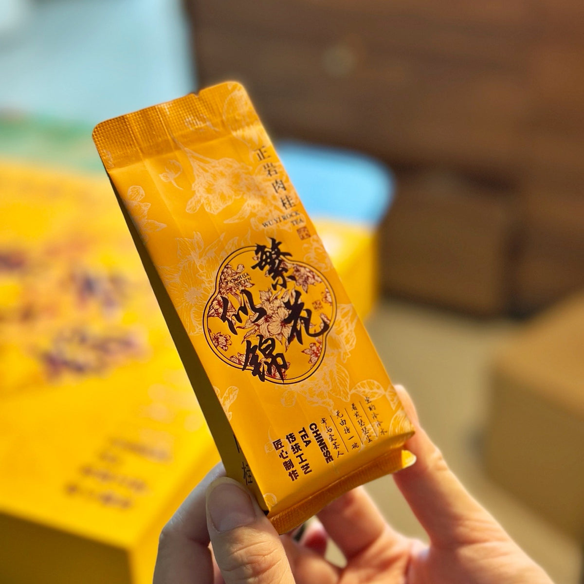 Individual Zhengyan Rou Gui Wuyi rock tea sachet